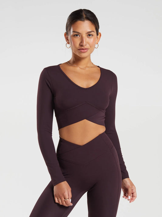 Long Sleeve Crop Top