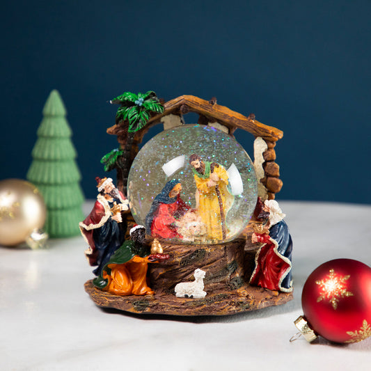 Christmas Musical Globe 6.75"