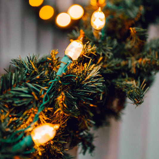 LED Christmas Wreath with Timer