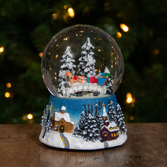 Christmas Musical Globe 5.65"