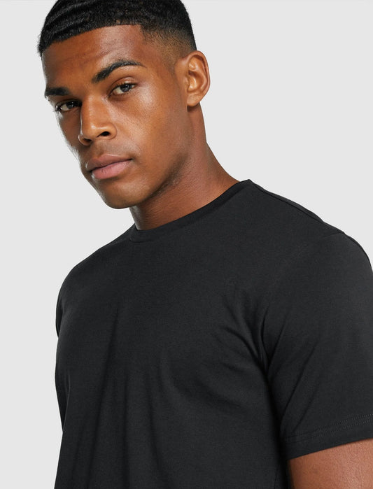 Crest T-shirt - Regular Fit – Black