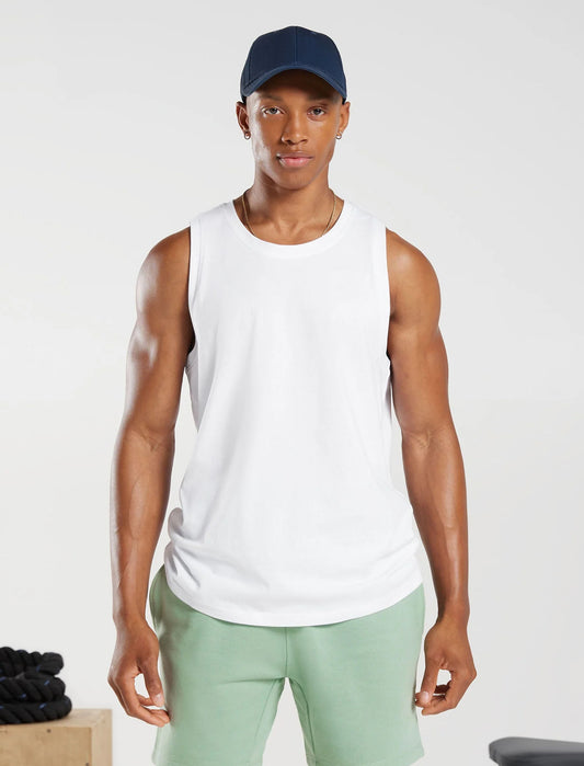 Crest Tank - Regular Fit – White