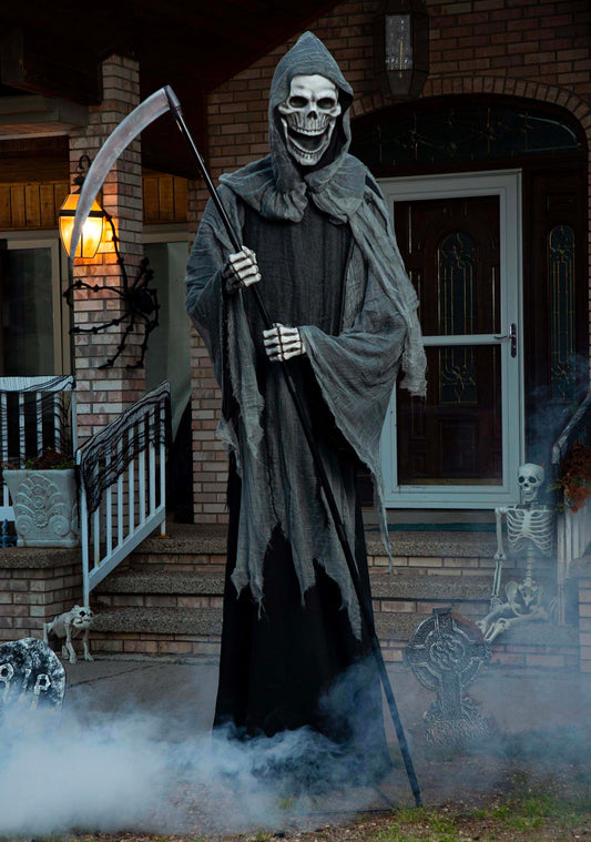 Grim Reaper and decorative scythe