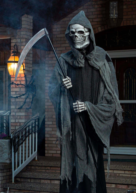 Grim Reaper and decorative scythe