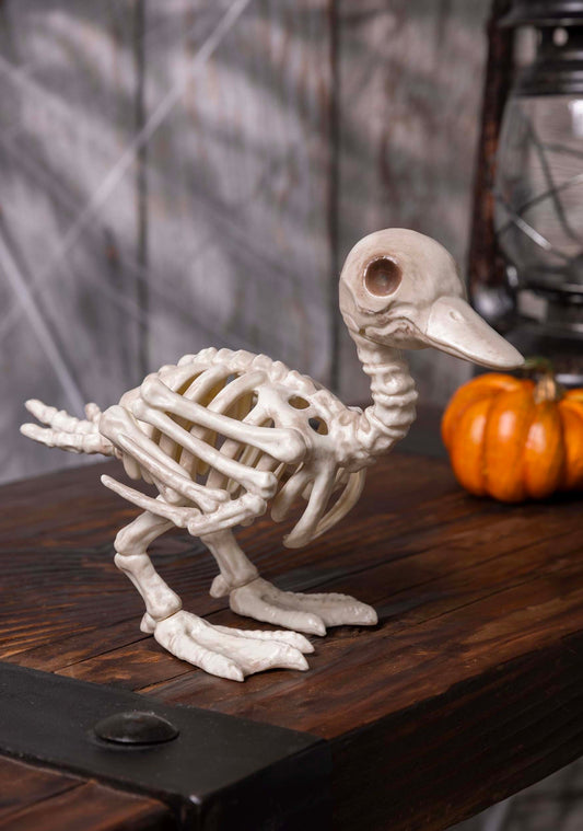 Duckling Skeleton Halloween Decor