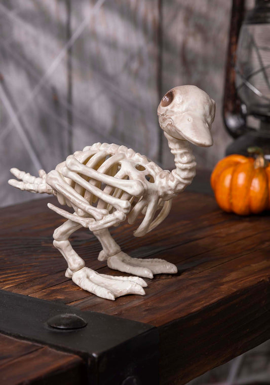 Duckling Skeleton Halloween Decor