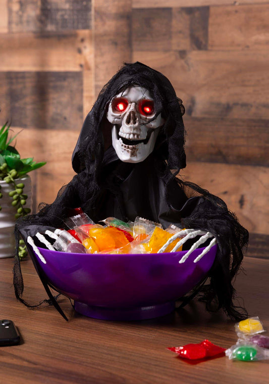 Candy Bowl with Grim Reaper