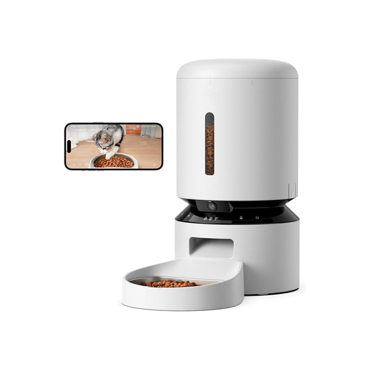 Automatic Cat Feeder with Camera 1080P HD with Night Vision